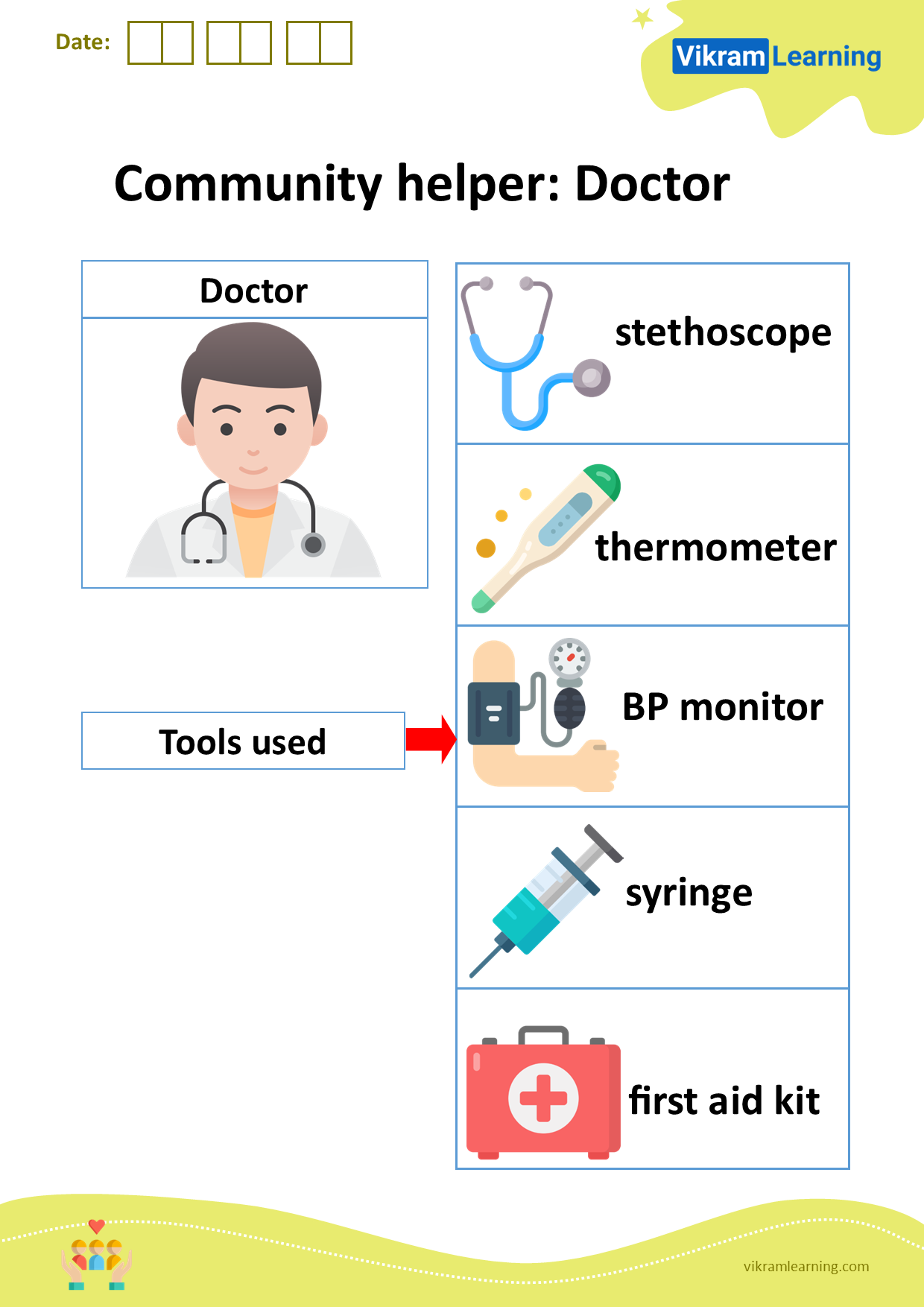 Download community helper: doctor worksheets