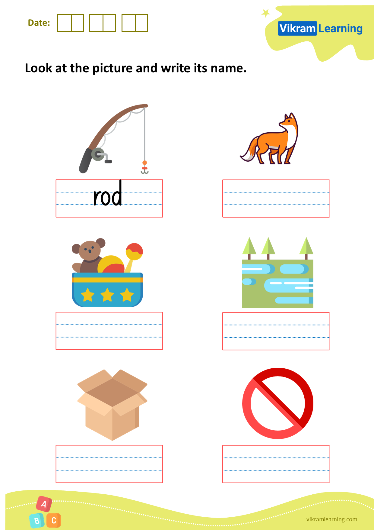 Download look at the picture and write its name worksheets