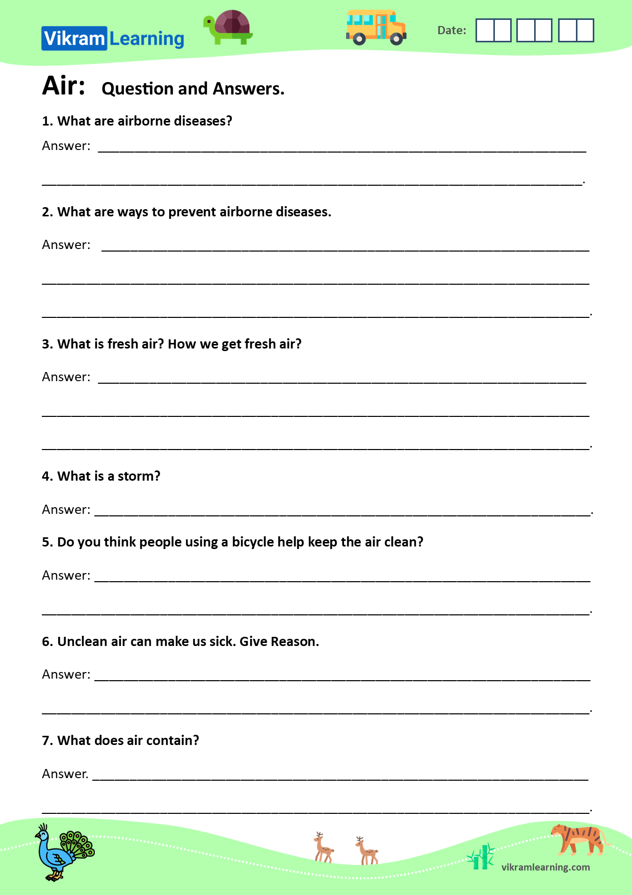 Download air, properties of air, air pollution, air pollution sources, airborne diseases, ways to reduce air pollution pdf worksheets and image worksheets, free to download worksheets