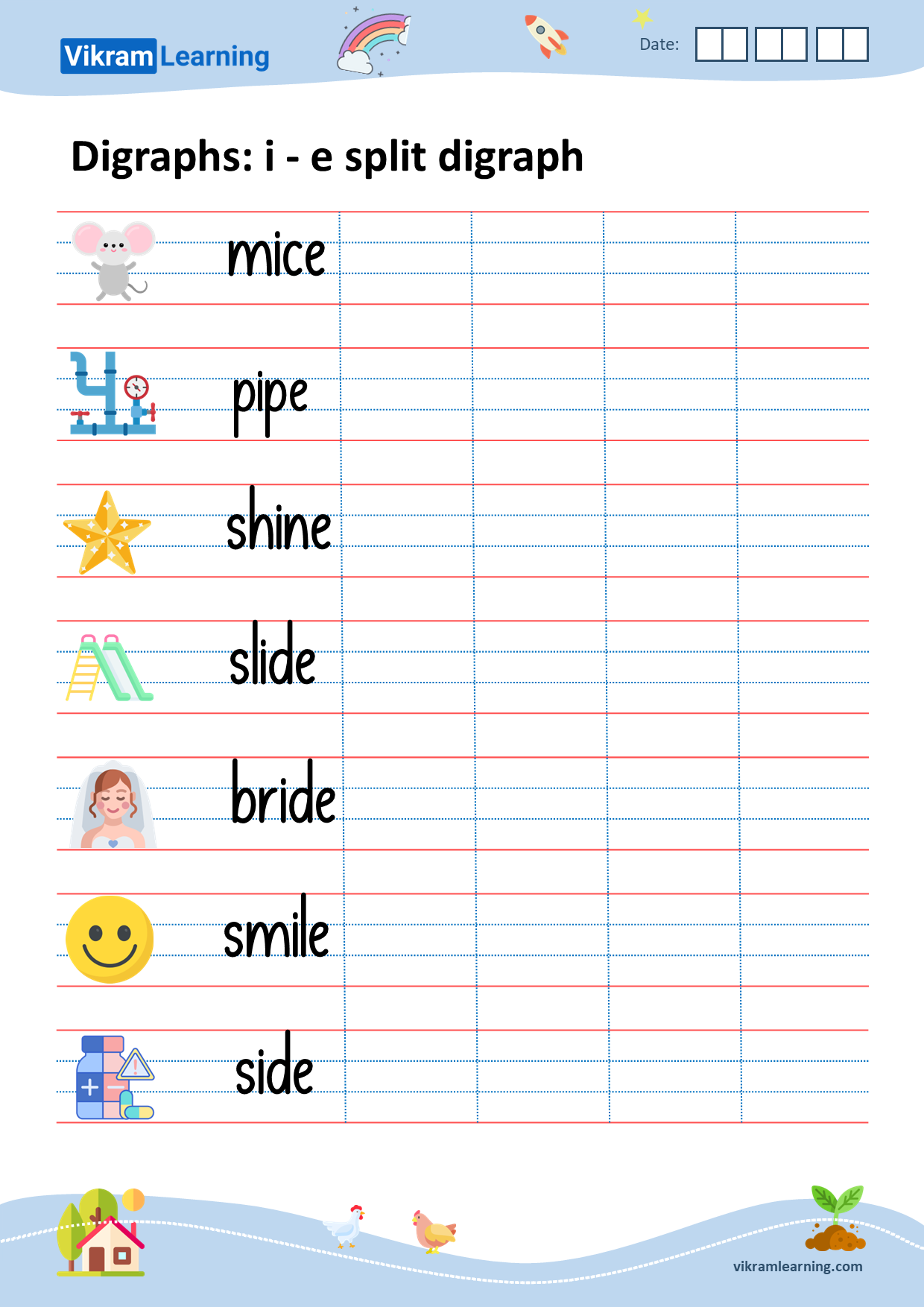 Download digraphs: i - e split digraph worksheets