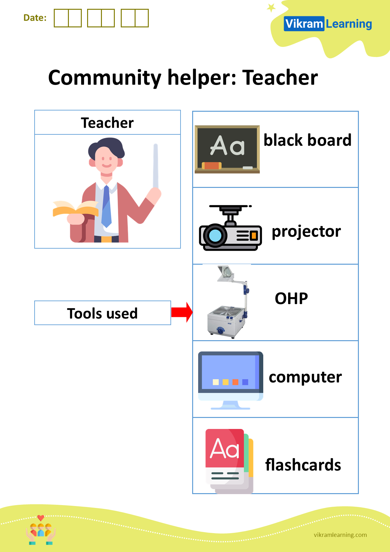 Download community helper: teacher worksheets