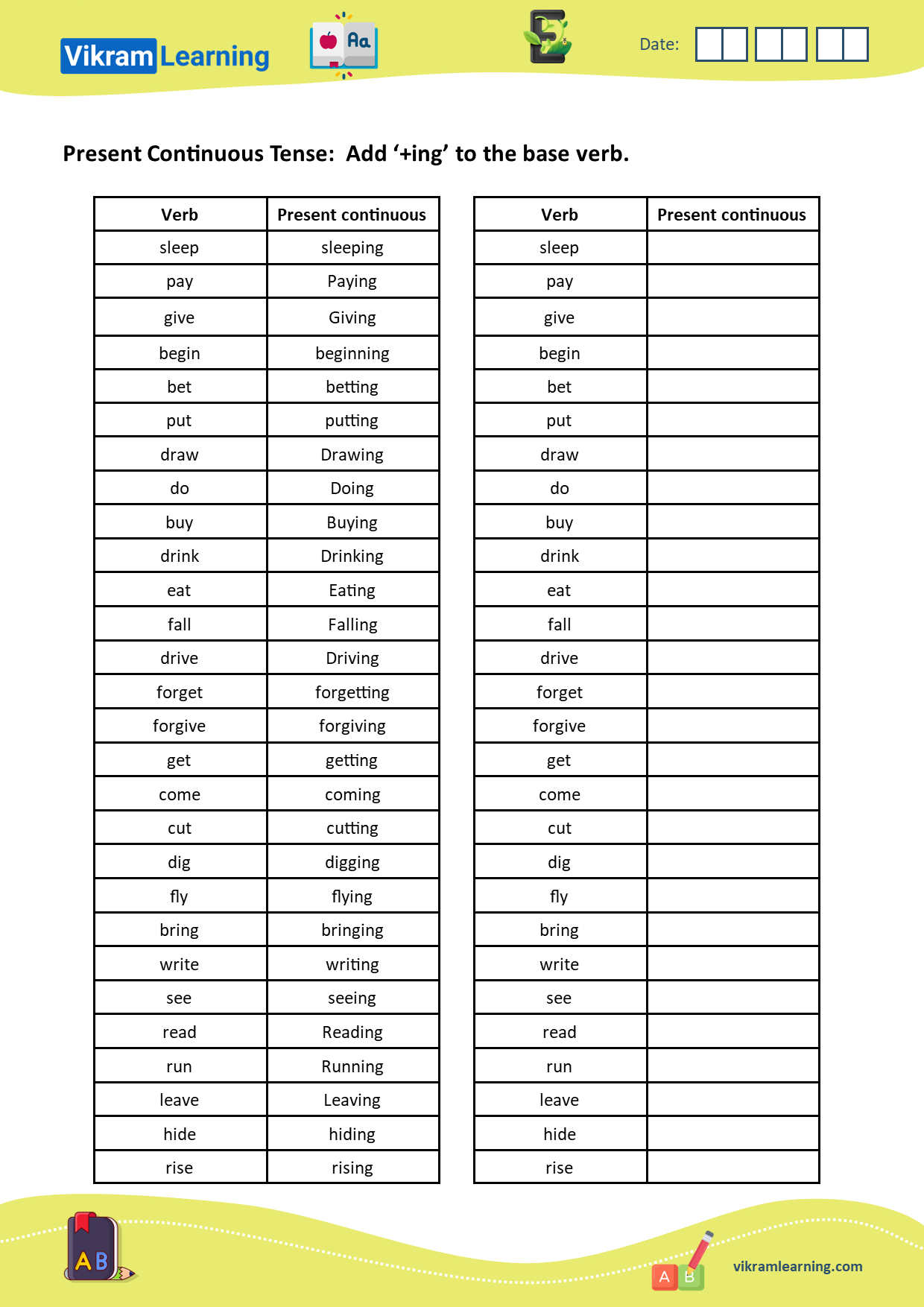 Download types of tenses:  explanation of simple preset tense explanation, present continuous tense, simple past tense with examples, worksheets on tenses worksheets