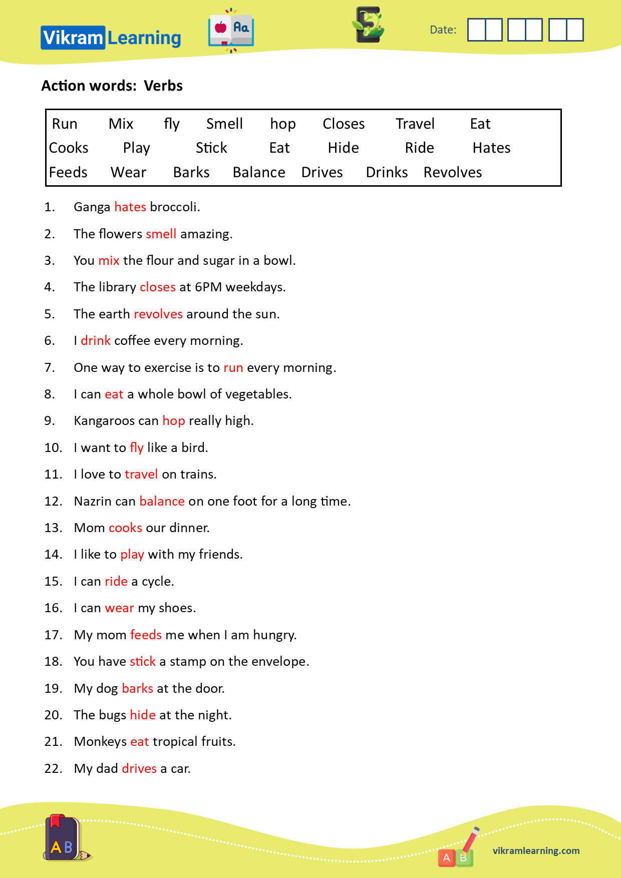 Download annual revision worksheets worksheets