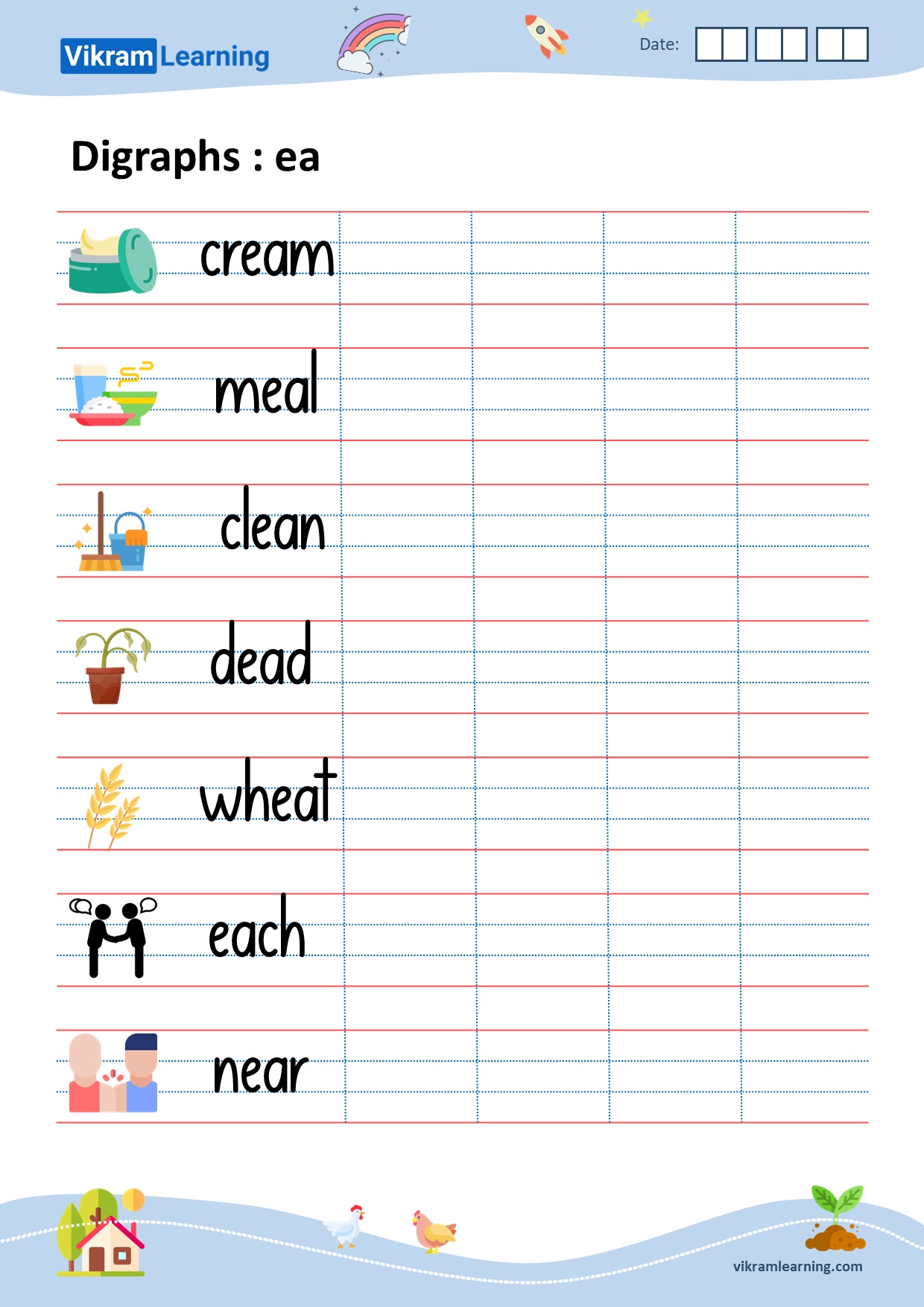 Download digraphs: ea worksheets