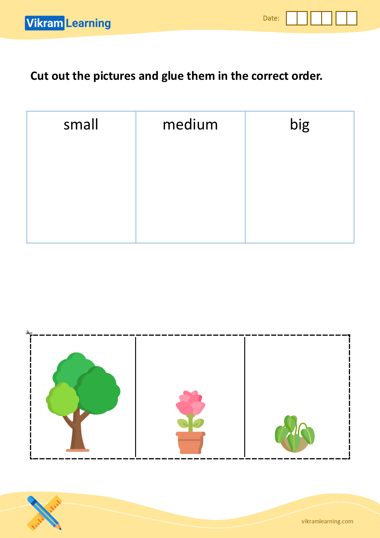 Download cut out the pictures and glue them in the correct order worksheets