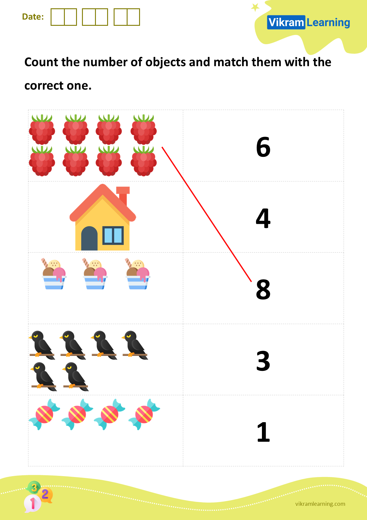 Download Count The Number Of Objects And Match Them With The Correct 