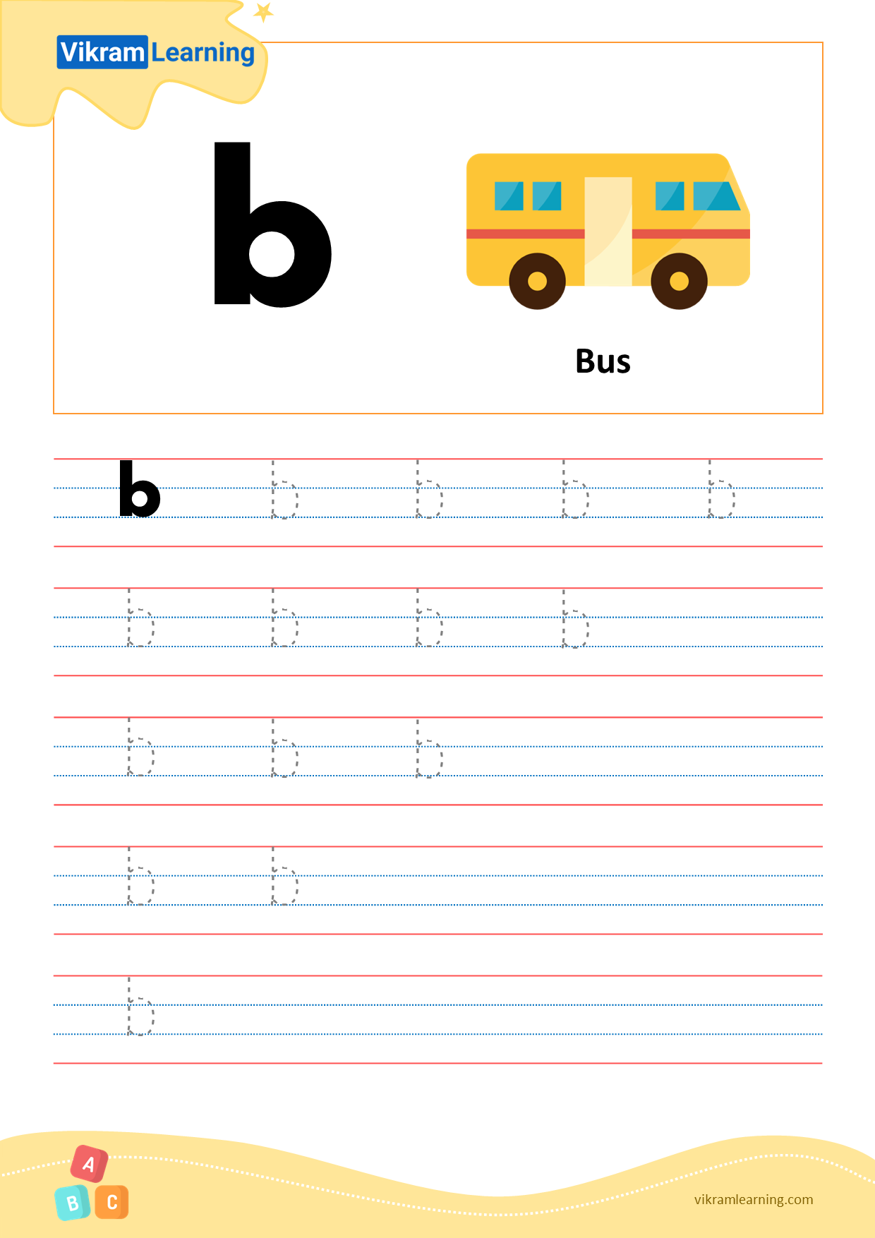 Letter B Worksheets For 1st Grade