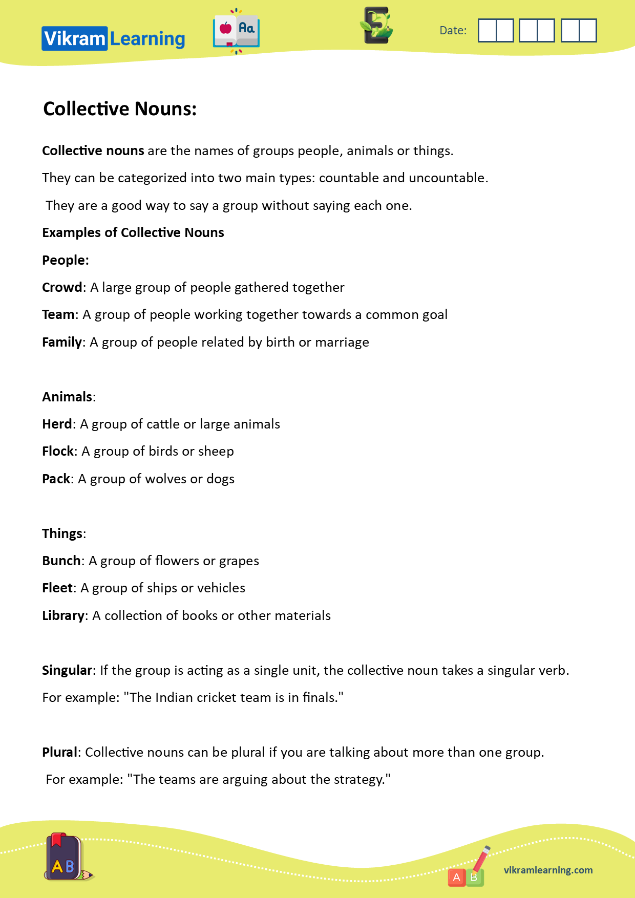 Download collective nouns pdf and image worksheets downloads worksheets