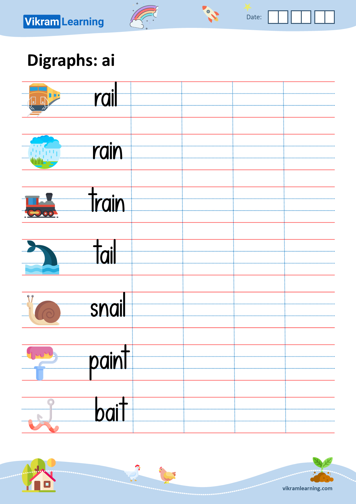 Download digraphs: ai worksheets