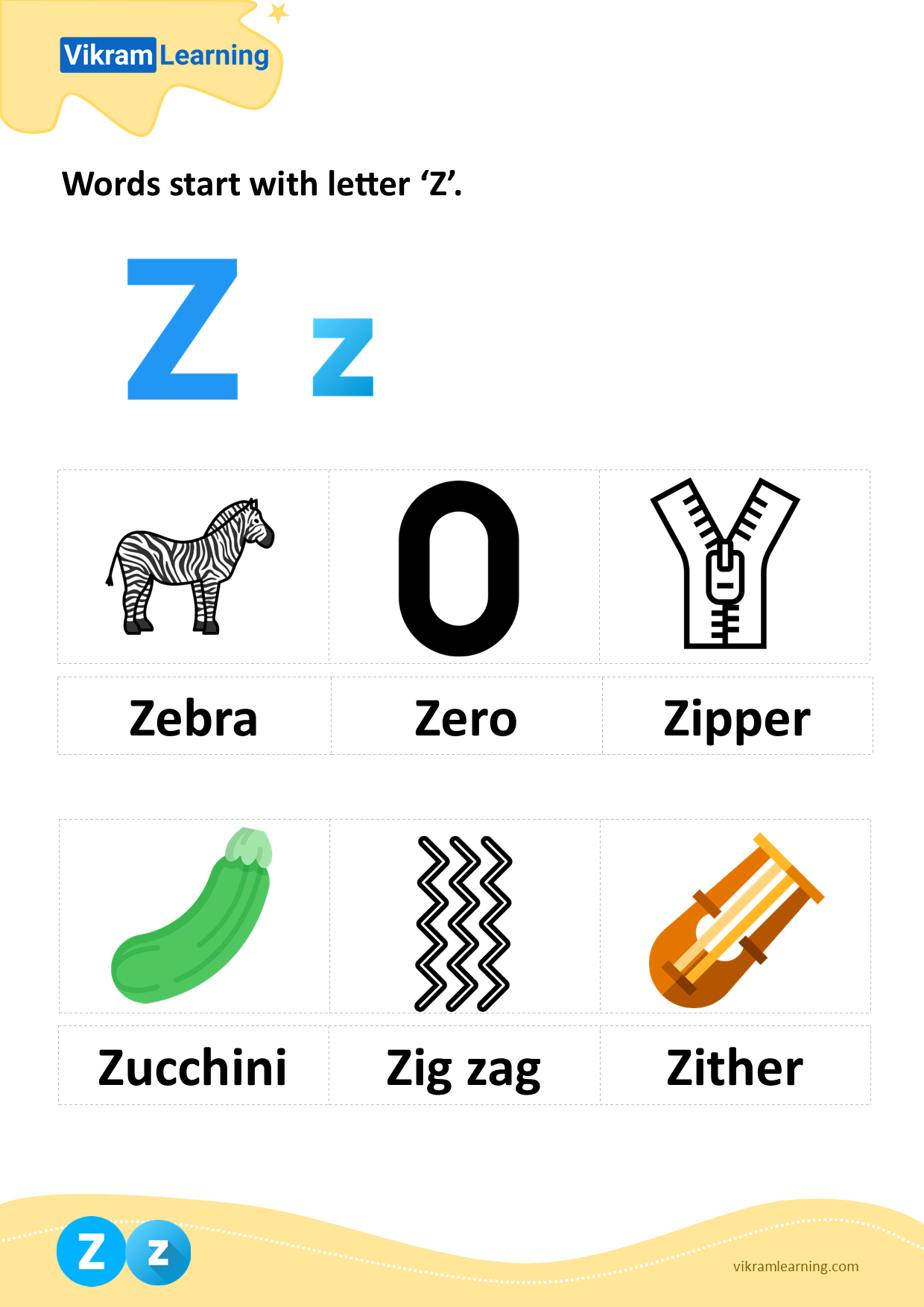 4 Letter Words With Z