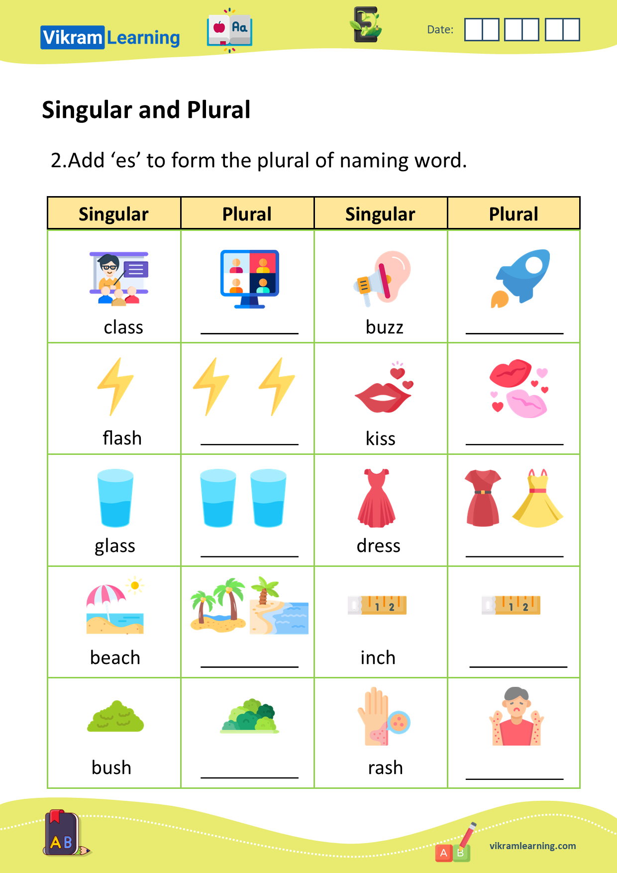 Singular Plural Worksheet For Grade Singular Or Plural Worksheets Hot