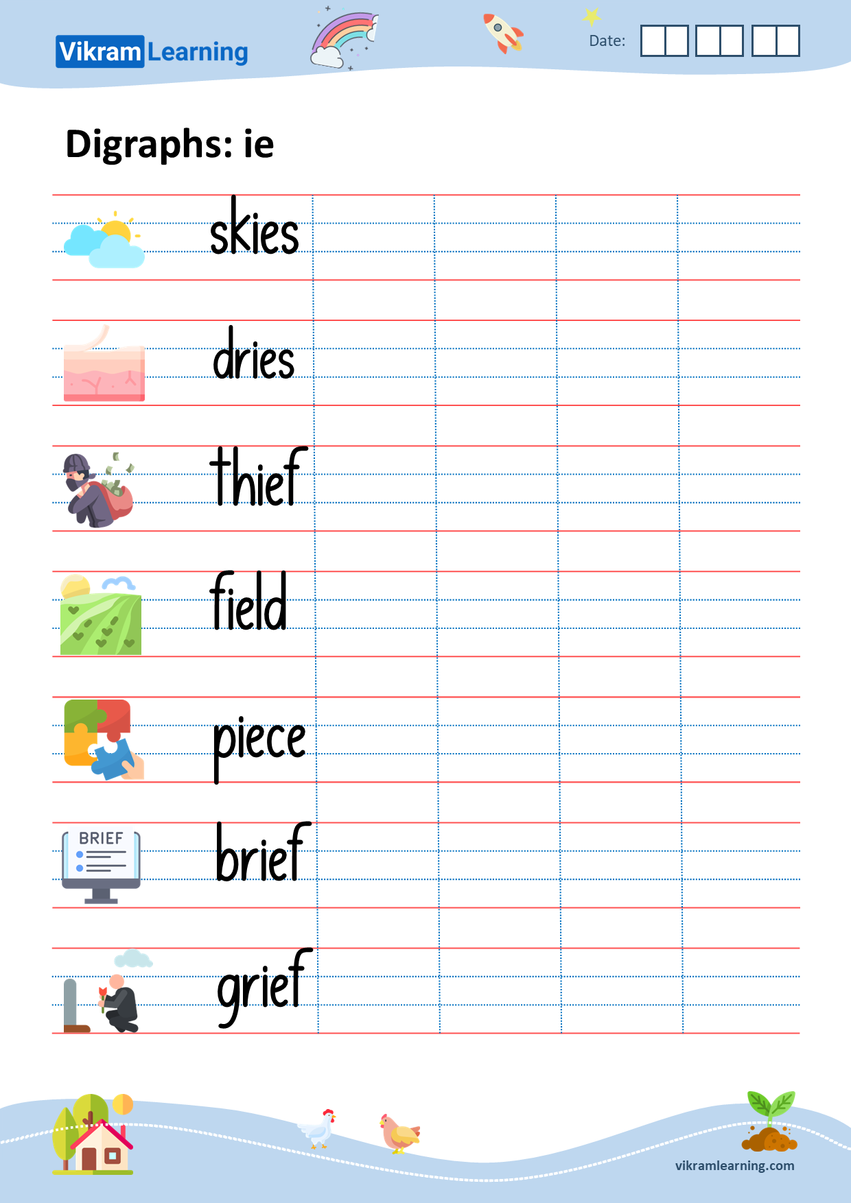 Download digraphs: ie worksheets