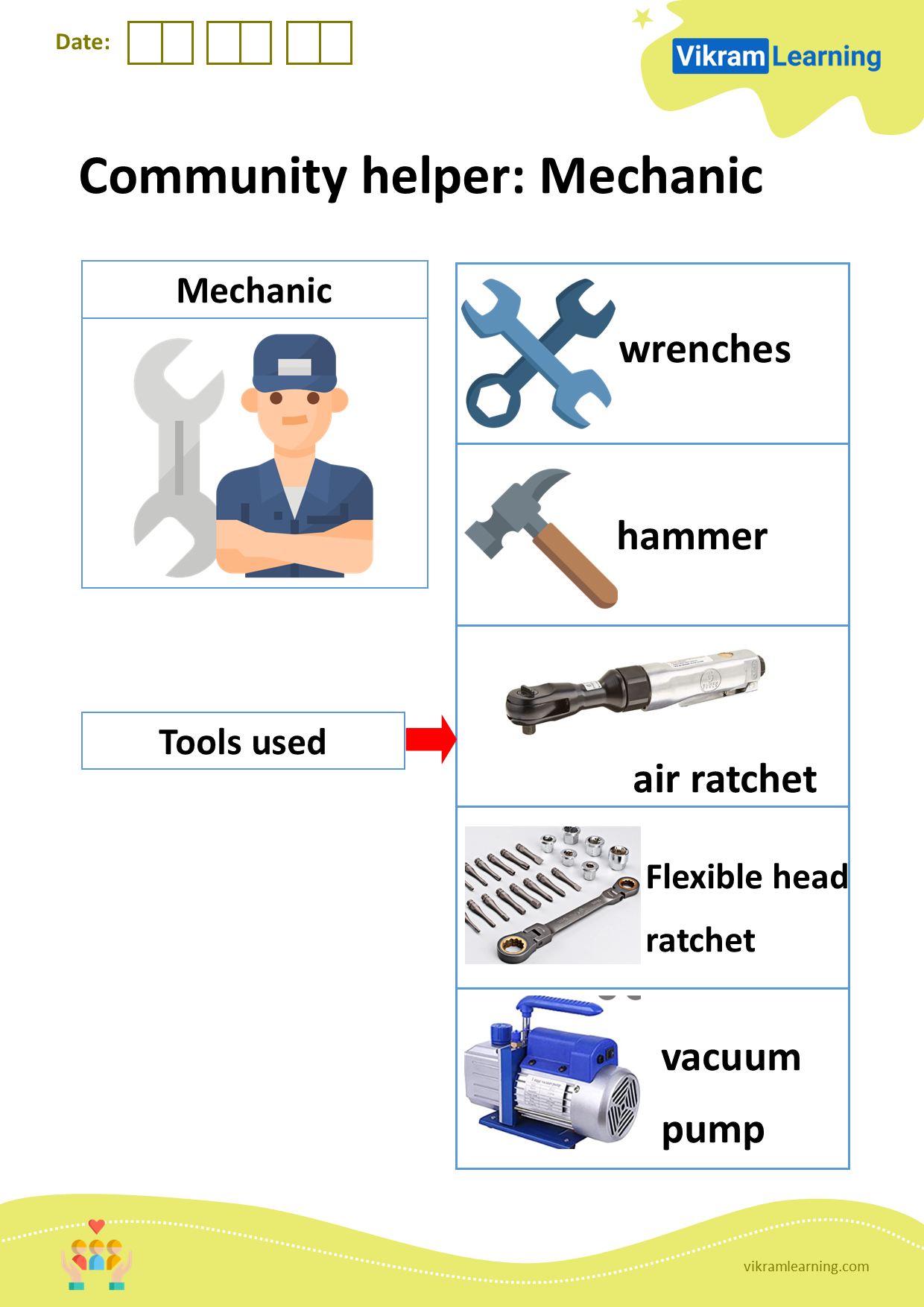 Download community helper: mechanic worksheets
