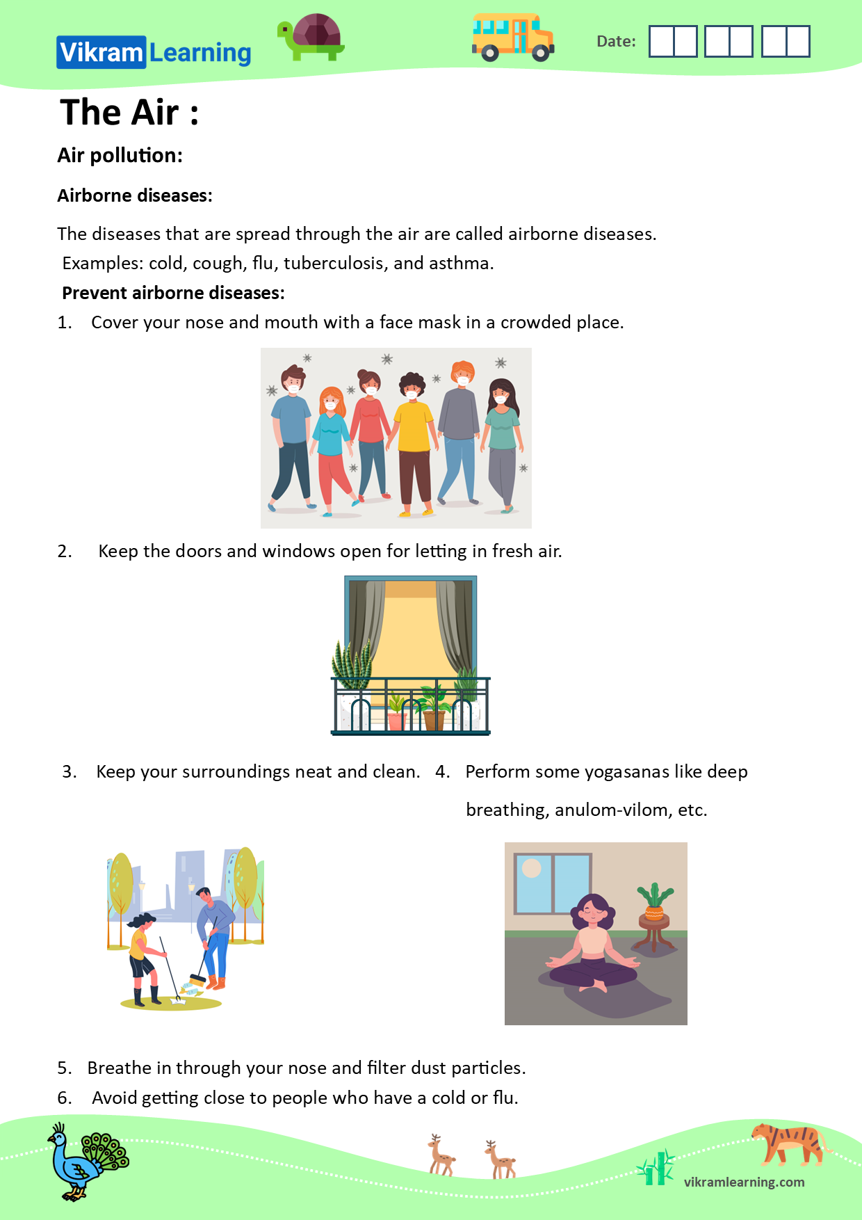 Download air, properties of air, air pollution, air pollution sources, airborne diseases, ways to reduce air pollution pdf worksheets and image worksheets, free to download worksheets