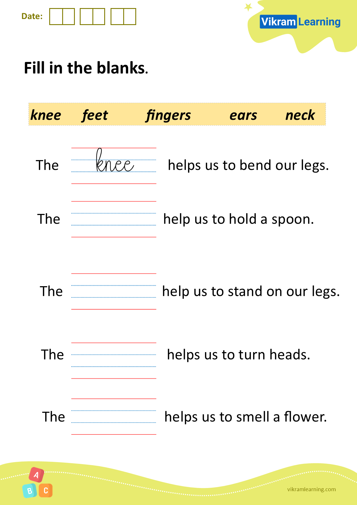 Download fill in the blanks worksheets