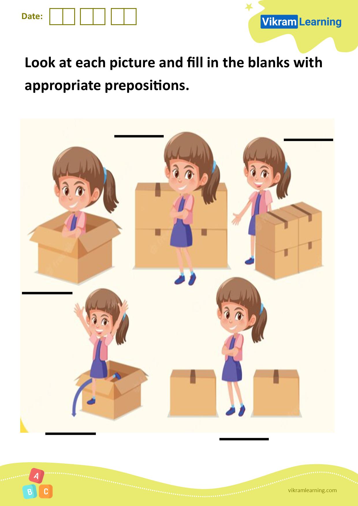 Download look at each picture and fill in the blanks with appropriate prepositions worksheets
