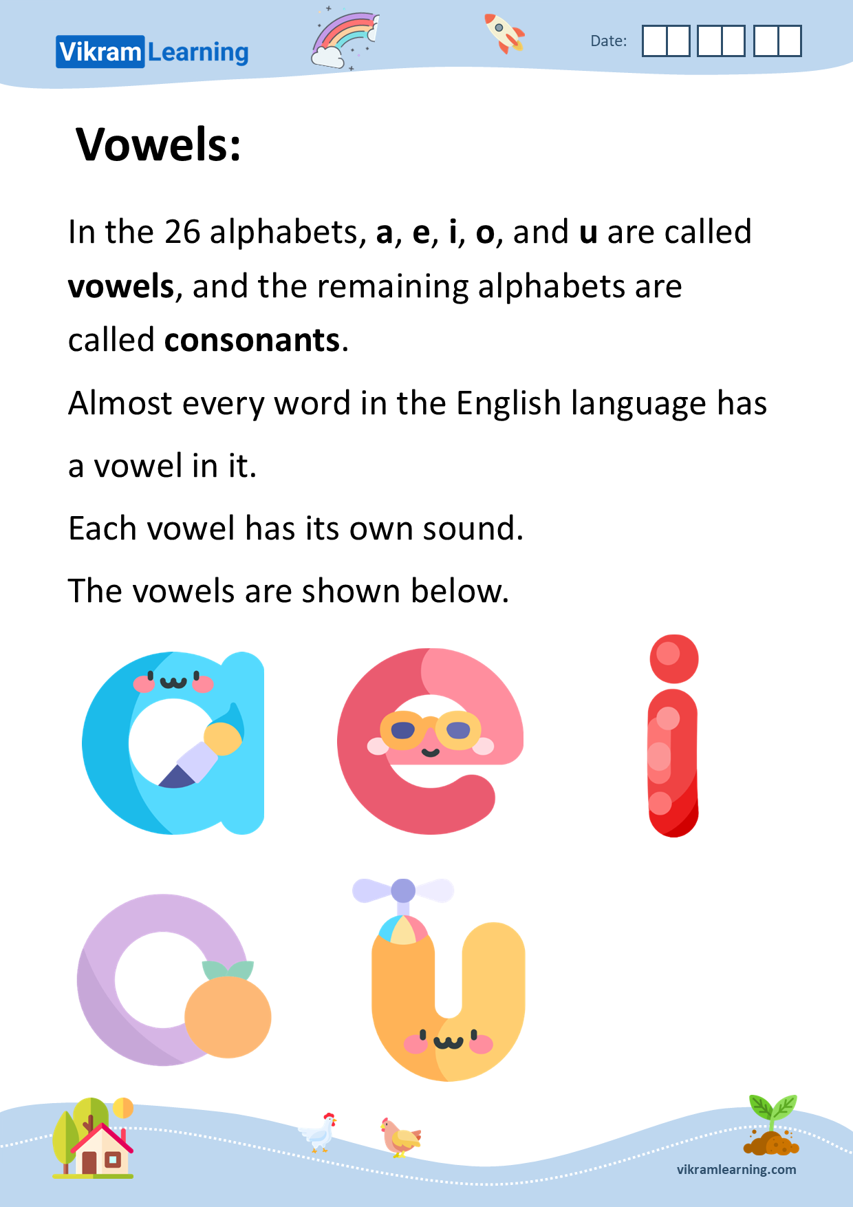 Download phonics short and long vowel sounds 'a' worksheets