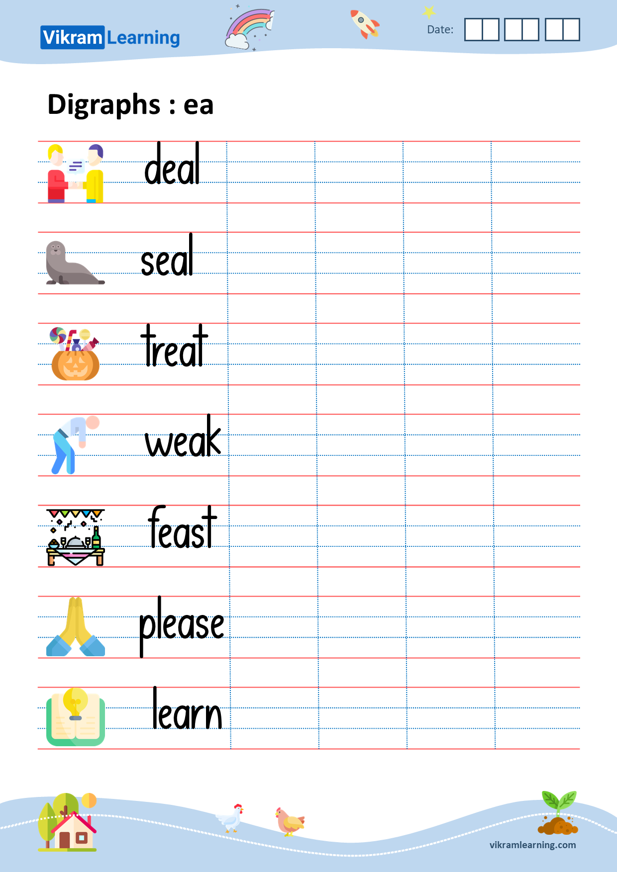 Download digraphs: ea worksheets