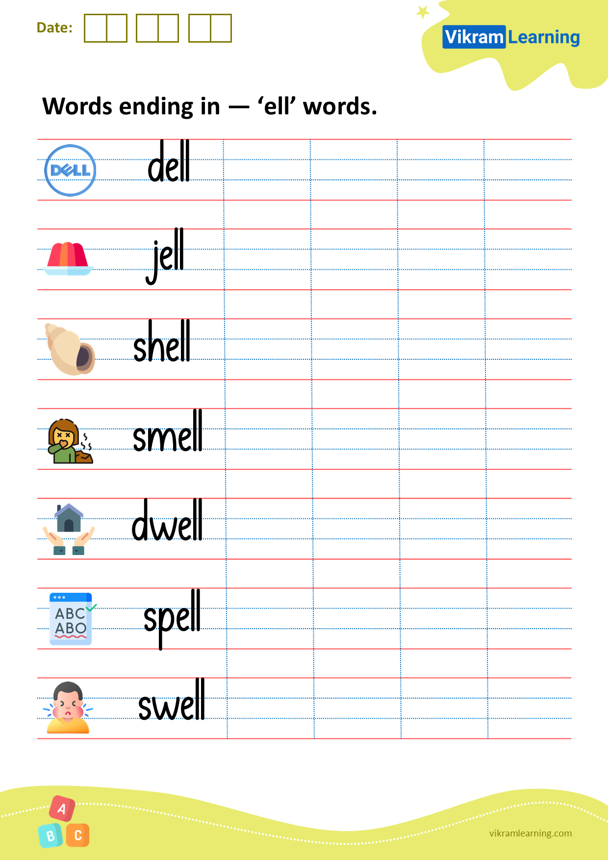 download-words-ending-in-ell-words-worksheets-vikramlearning