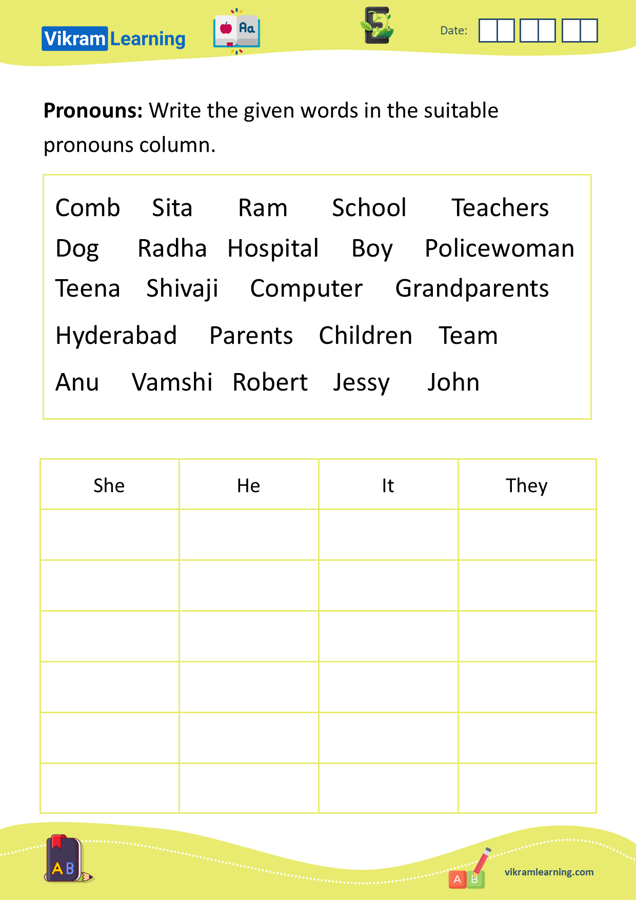 Download annual revision worksheets worksheets