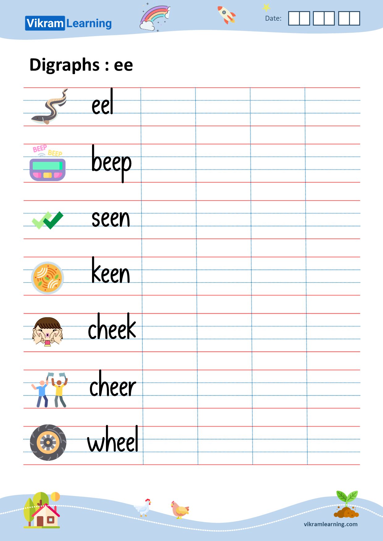 Download digraphs: ee worksheets