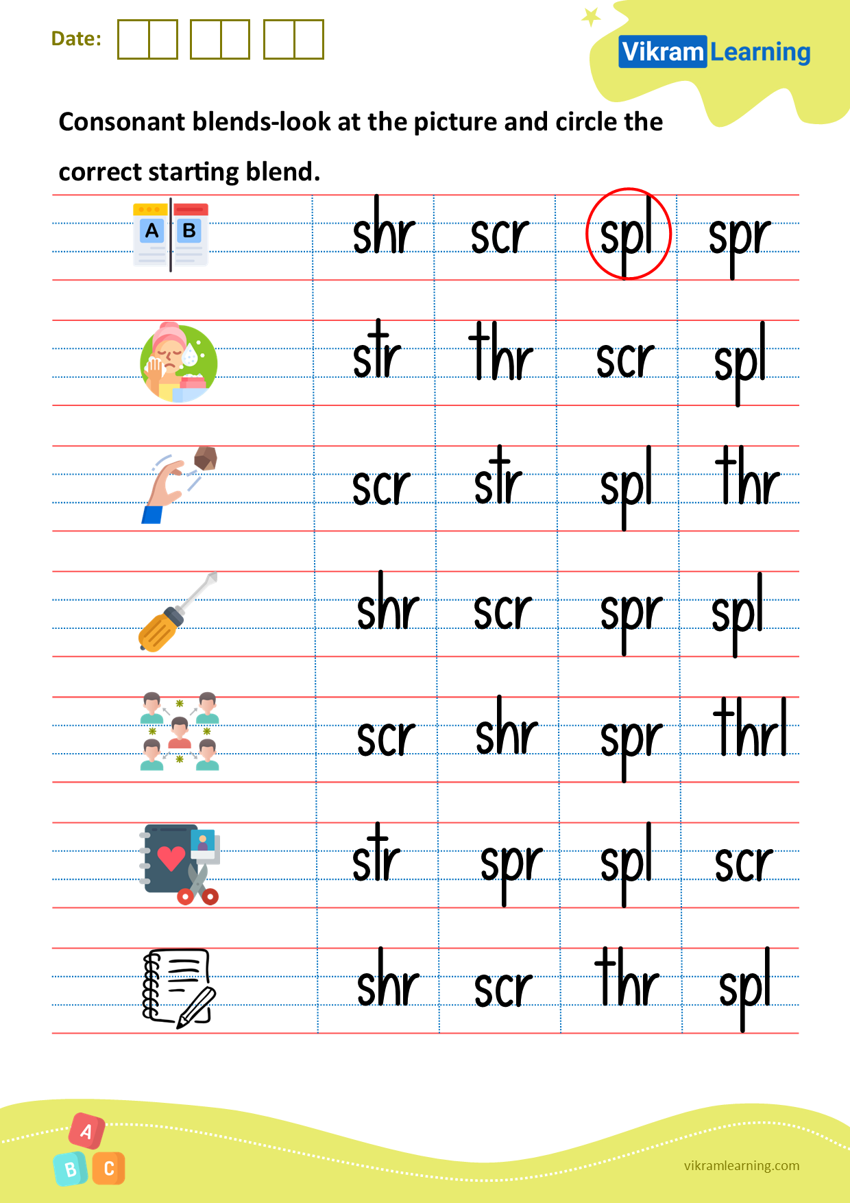 Grade 2 Free Consonant Blends Worksheets Kidsworkshee vrogue co