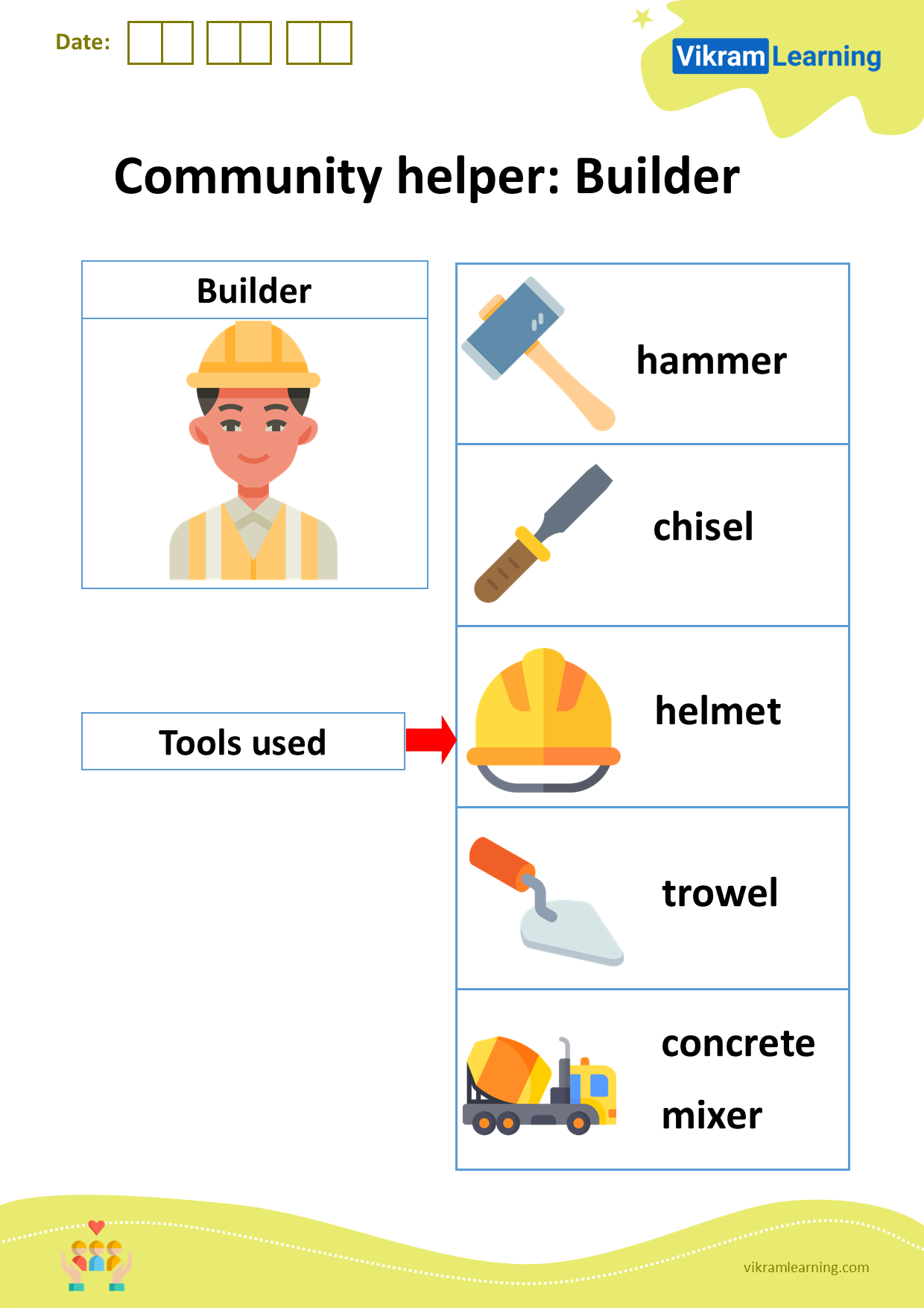 Download community helper: builder worksheets